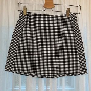 Urban Outfitters Checkered Mini Skirt